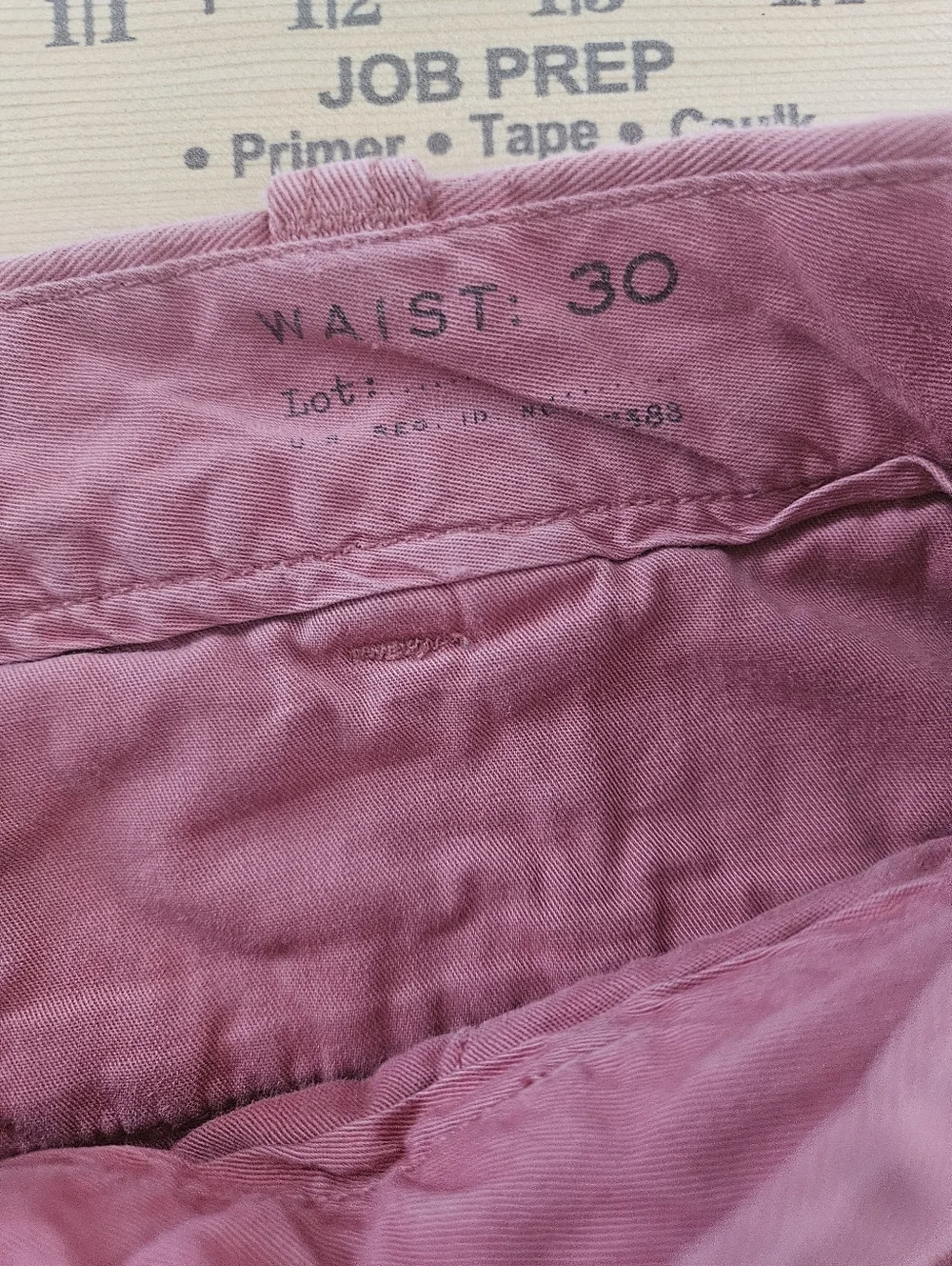 J. Crew Men's Flat Front Chino Shorts - Dusty Rose Size 30